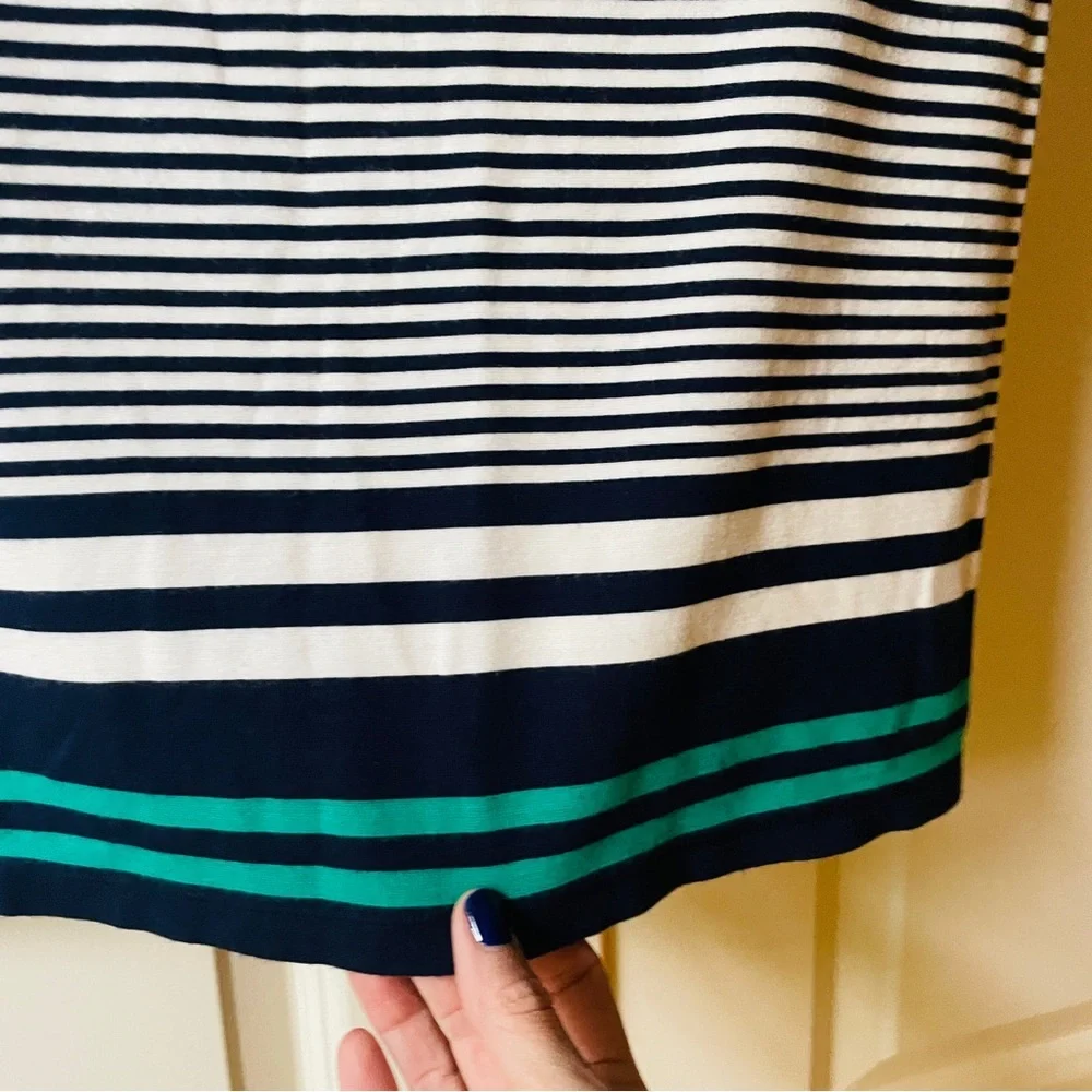 Max Studio Horizontal Stripe Knit Stretchy Mini Skirt Size Medium